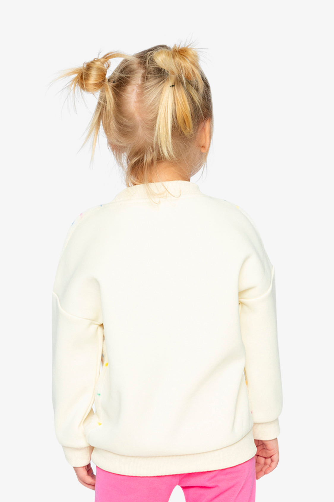 Bi-Material Sweater Off-White - Image 4