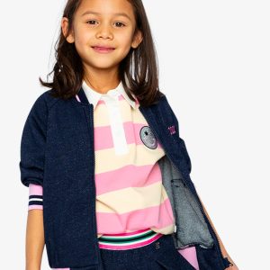 French Terry Jacket Navy Blue Denim - Image 4