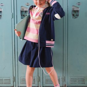 Alternative view of French Terry Jacket Navy Blue Denim