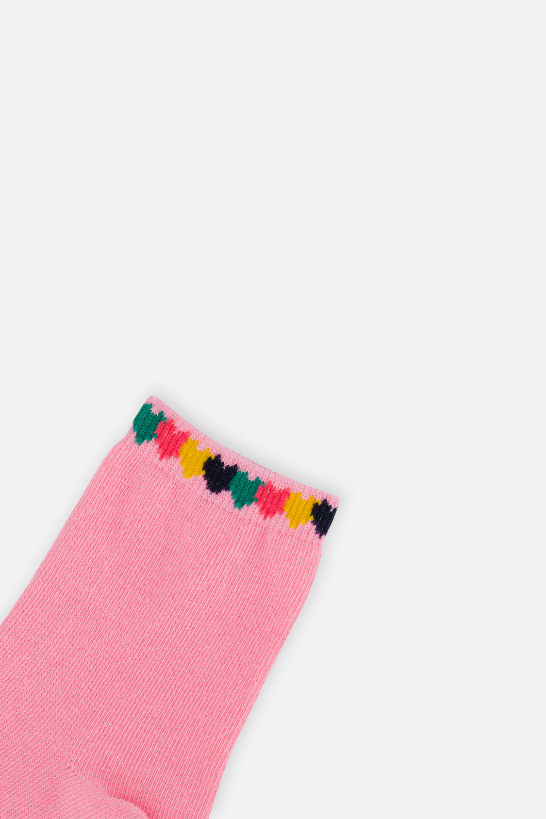 Socks (3 Pairs) Dark Blue, Pink And Beige - Image 3