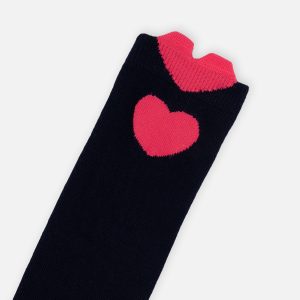 Socks (3 Pairs) Dark Blue, Pink And Beige - Image 5