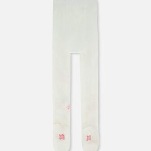 Knit Tights Off-White - Image 3