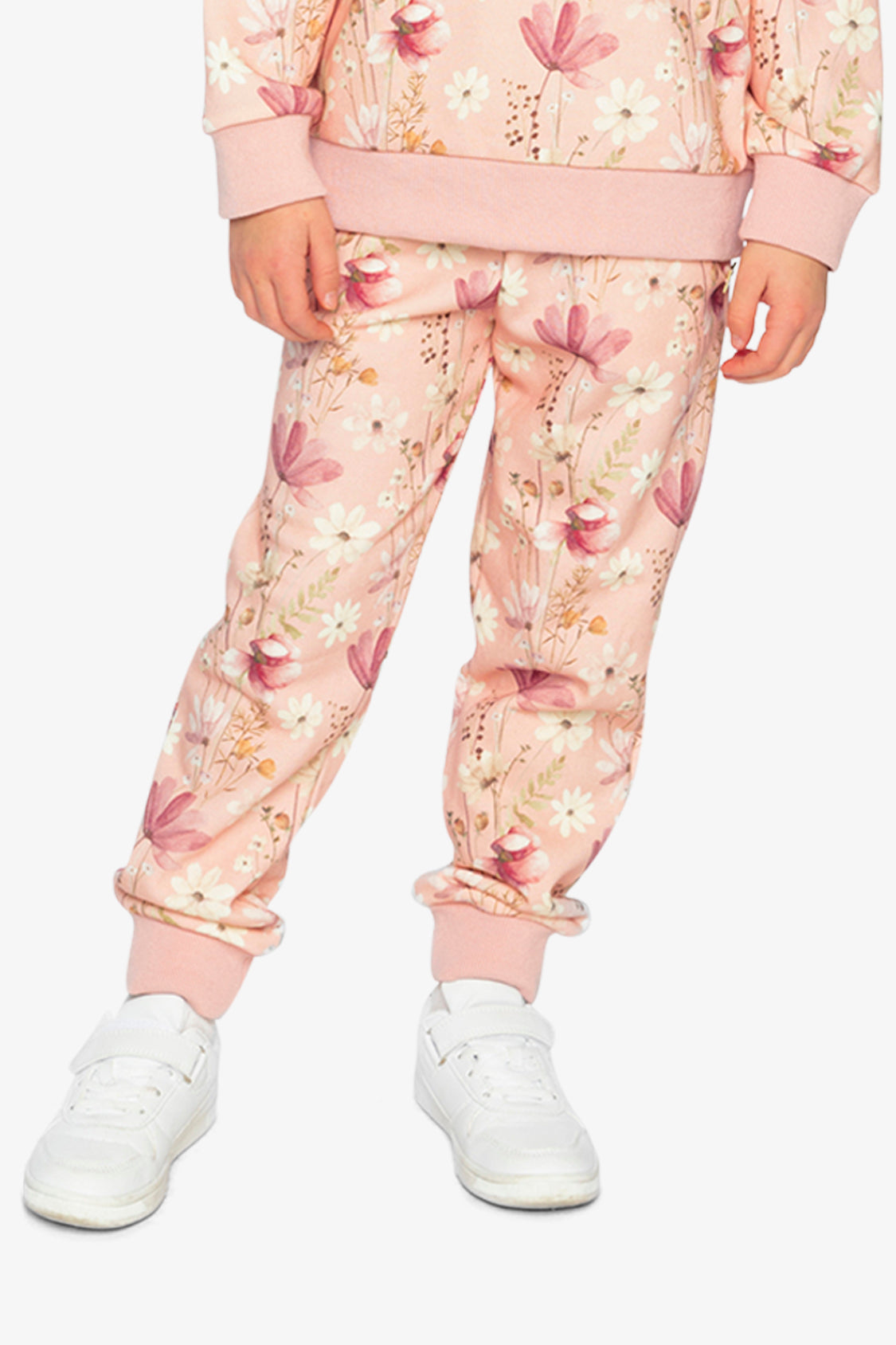 Sweatpants Pink Printed Flowers - Image 2