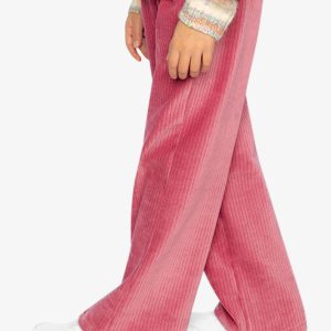 Velour Flare Pants Raspberry Pink - Image 3
