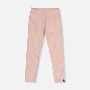 Jacquard Leggings Pale Dusty Pink