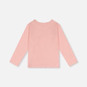 Organic Cotton Jersey T-Shirt Pale Dusty Pink - Image 4