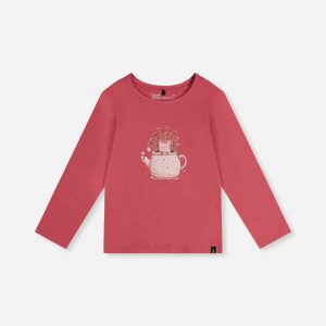 Organic Cotton Jersey T-Shirt Raspberry Pink