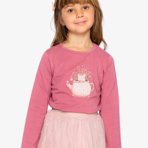 Organic Cotton Jersey T-Shirt Raspberry Pink - Image 2