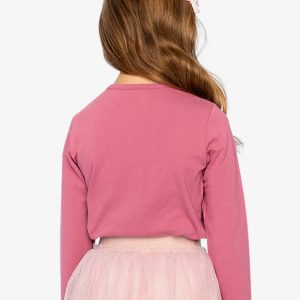 Organic Cotton Jersey T-Shirt Raspberry Pink - Image 4