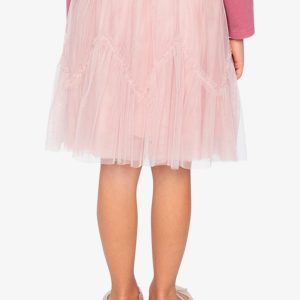 Mesh Skirt Pale Dusty Pink - Image 5