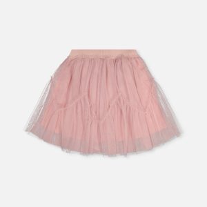 Mesh Skirt Pale Dusty Pink - Image 4