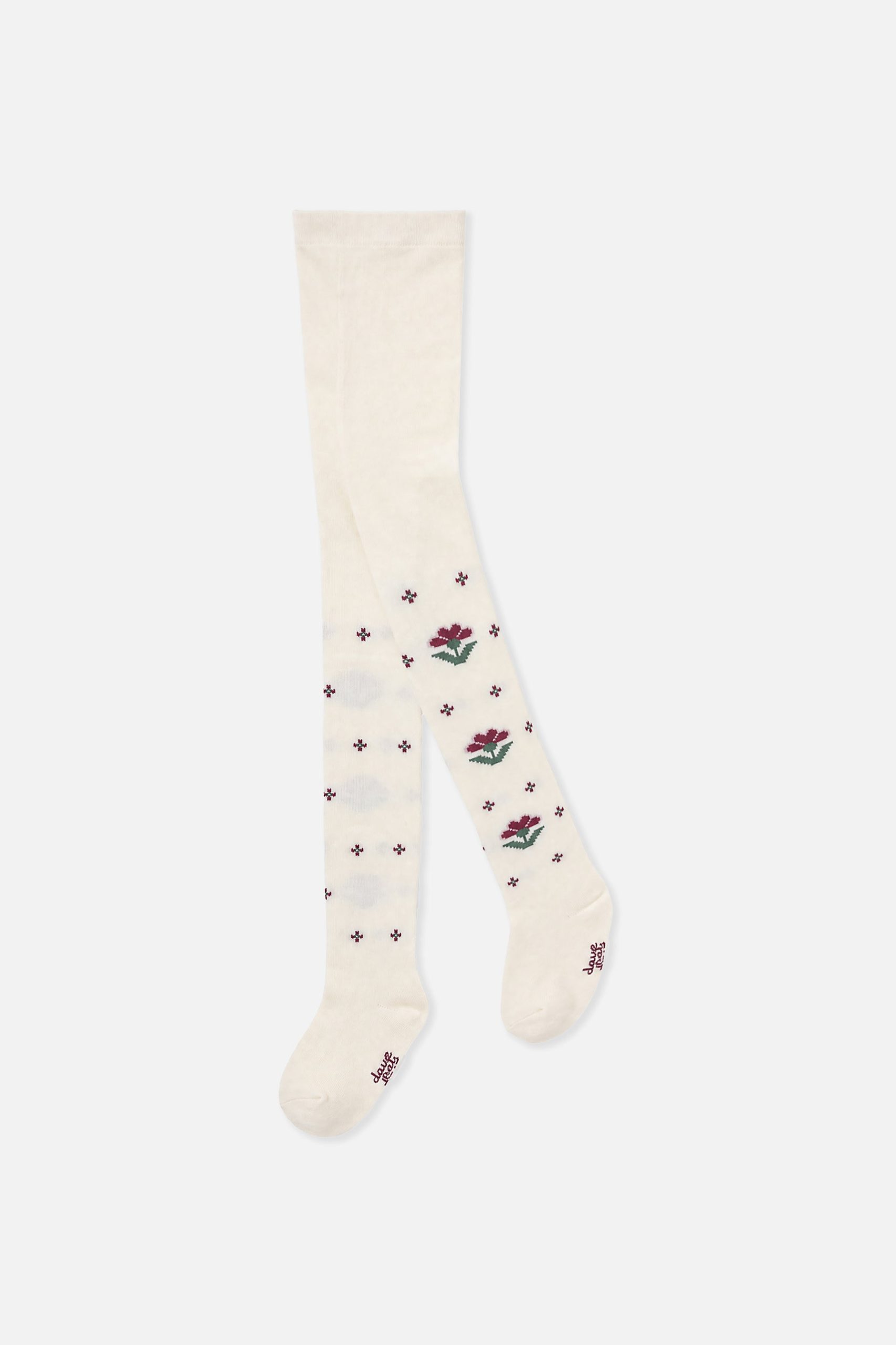 Knit Tights Pale Dusty Pink