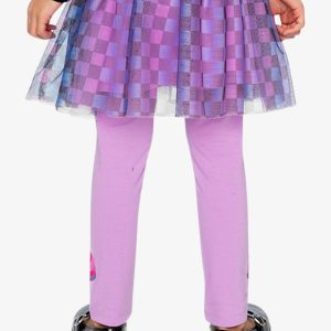 Skirt Black Checkered Print - Image 5