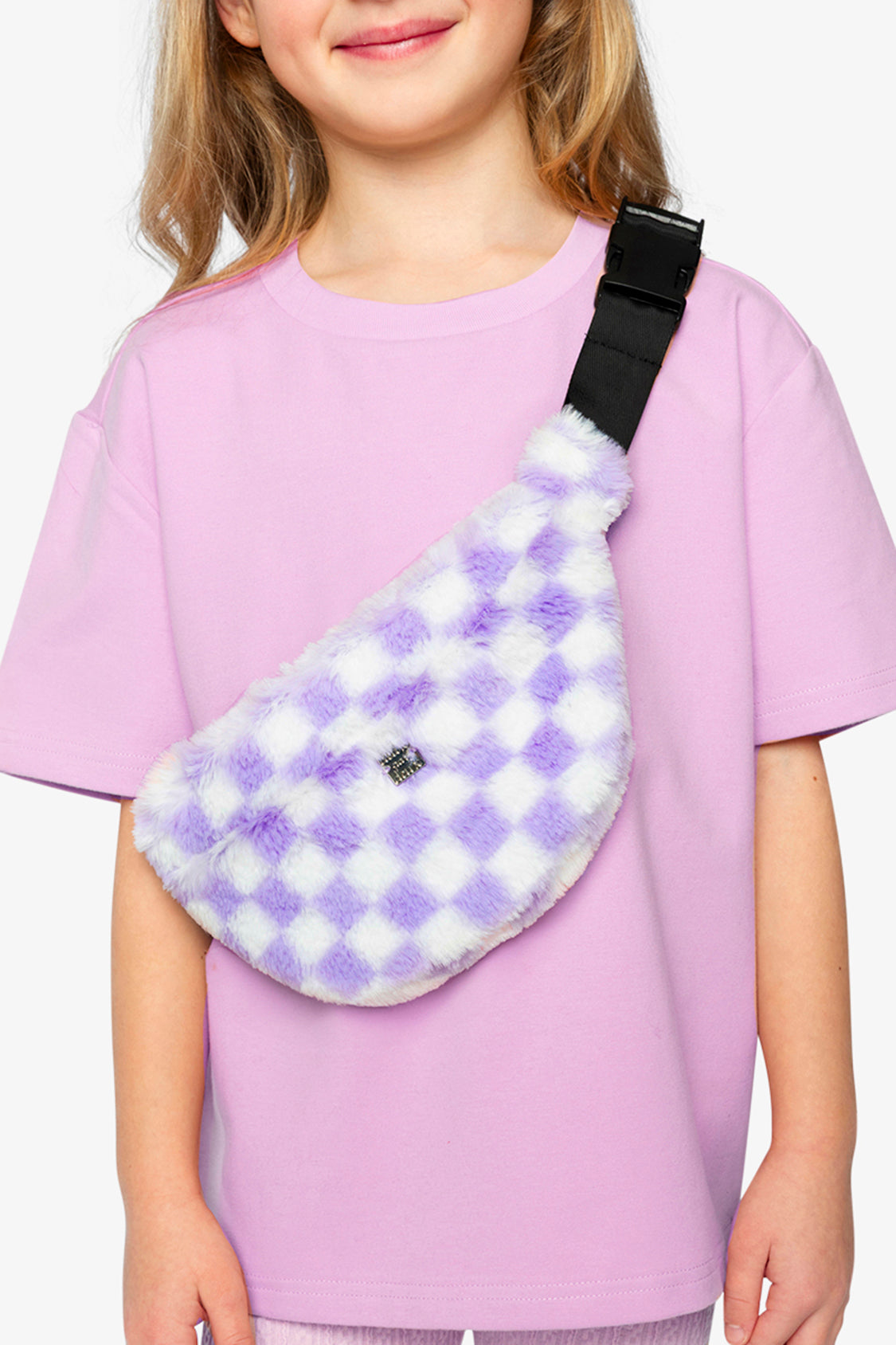Fanny Bag Lilac And White Tiles - Image 2