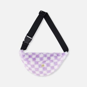 Fanny Bag Lilac And White Tiles - Image 3