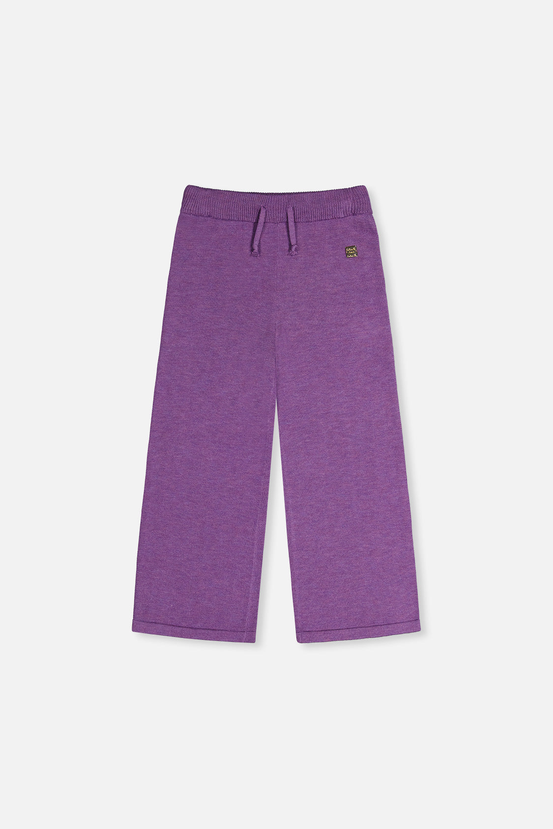 Knitted Wide Leg Pants Violet