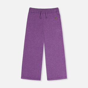 Knitted Wide Leg Pants Violet - Image 8
