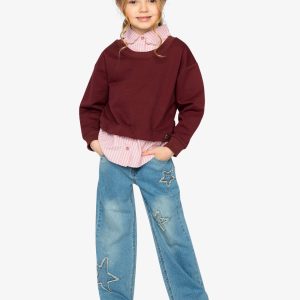 Fake Two Layer Sweater Reddish-Brown - Image 5