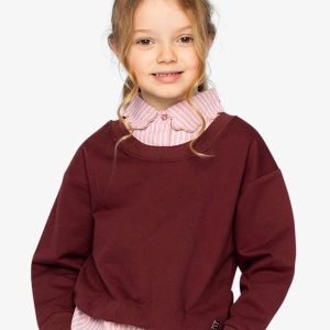 Alternative view of Fake Two Layer Sweater Reddish-Brown