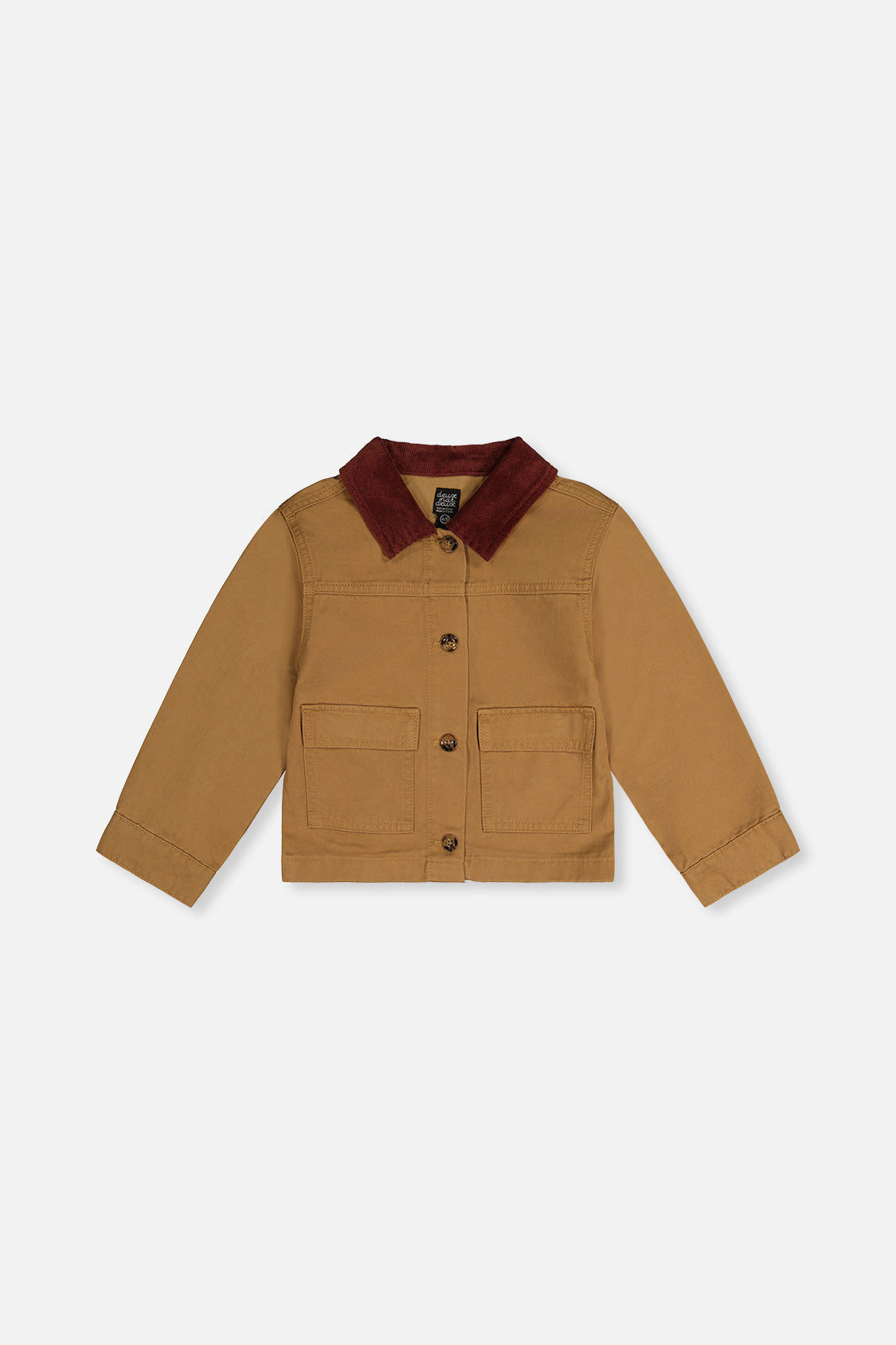 Barn Jacket Brown Yellow - Image 6