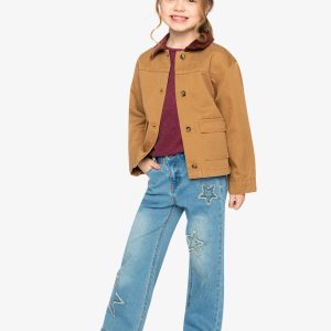 Barn Jacket Brown Yellow - Image 5