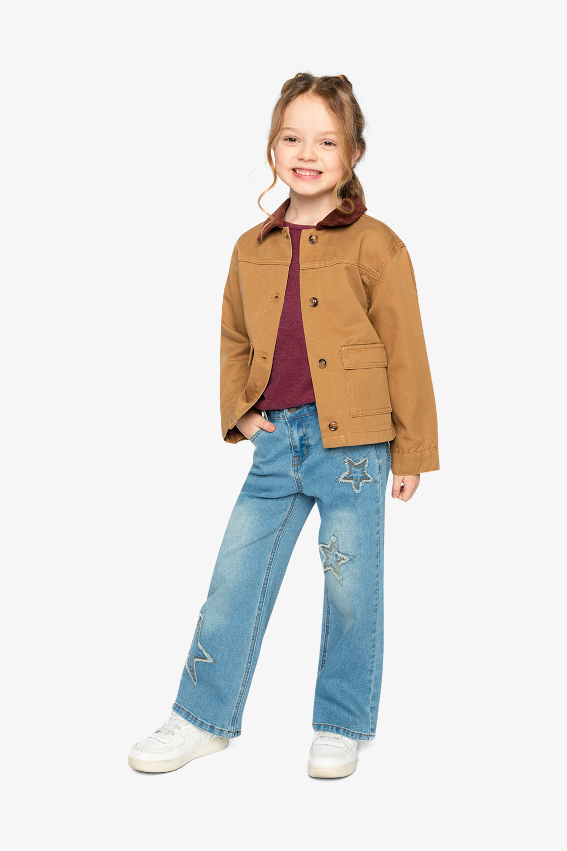 Barn Jacket Brown Yellow - Image 5