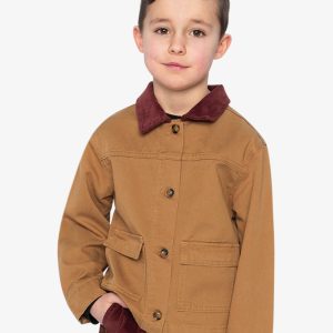 Alternative view of Barn Jacket Brown Yellow