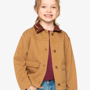 Barn Jacket Brown Yellow - Image 3