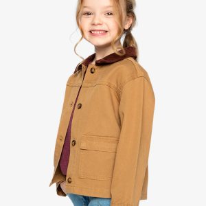 Barn Jacket Brown Yellow - Image 4