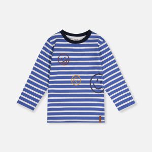 Long Sleeve T-Shirt Blue And White Stripes - Image 14
