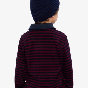 Brushed Jersey Top Red And Blue Stripes - Image 4