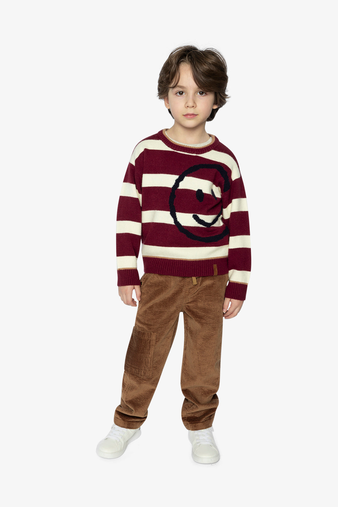 Knit Sweater Red And White Stripes - Image 5