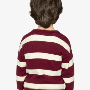 Knit Sweater Red And White Stripes - Image 4