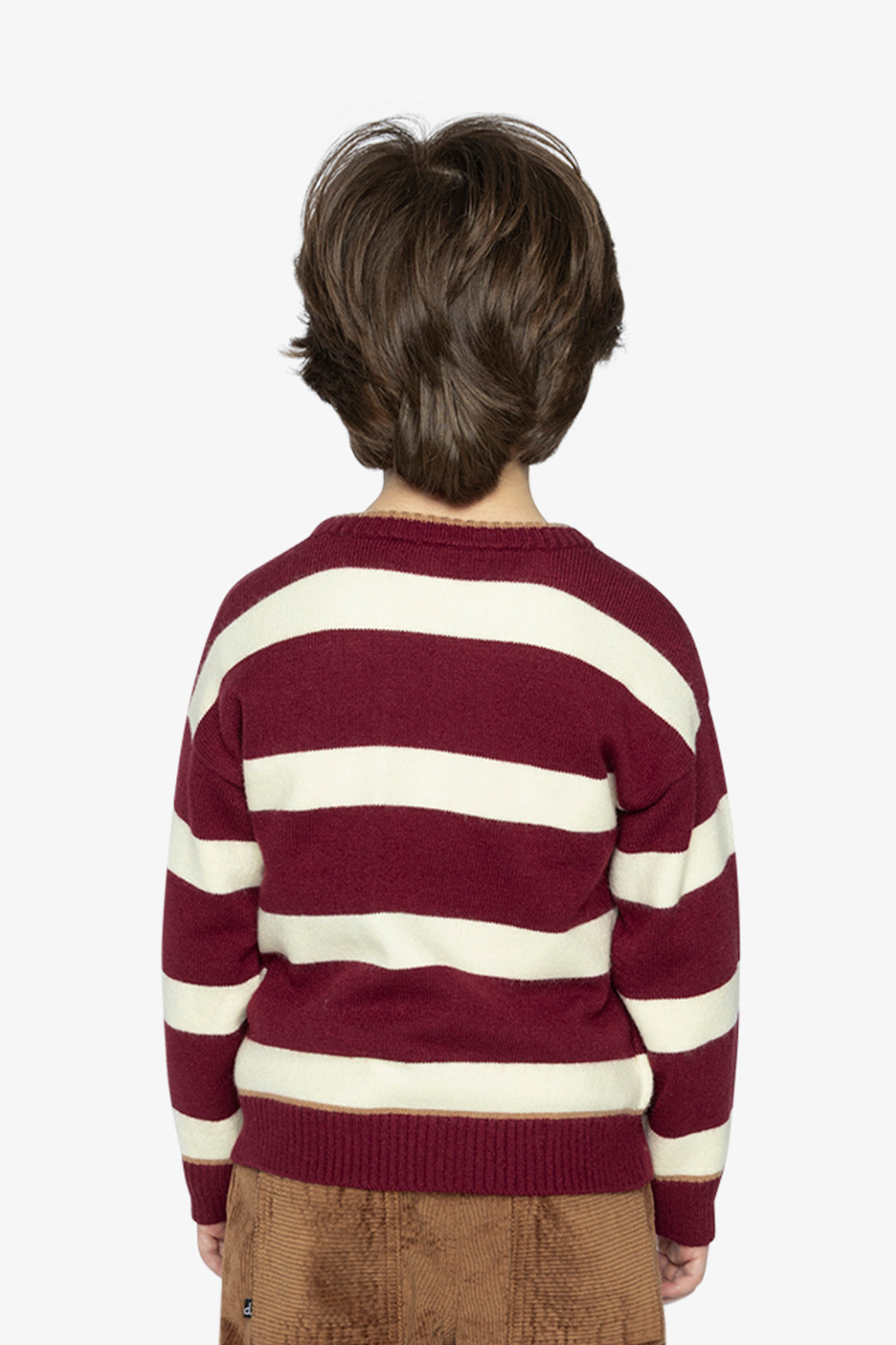 Knit Sweater Red And White Stripes - Image 4