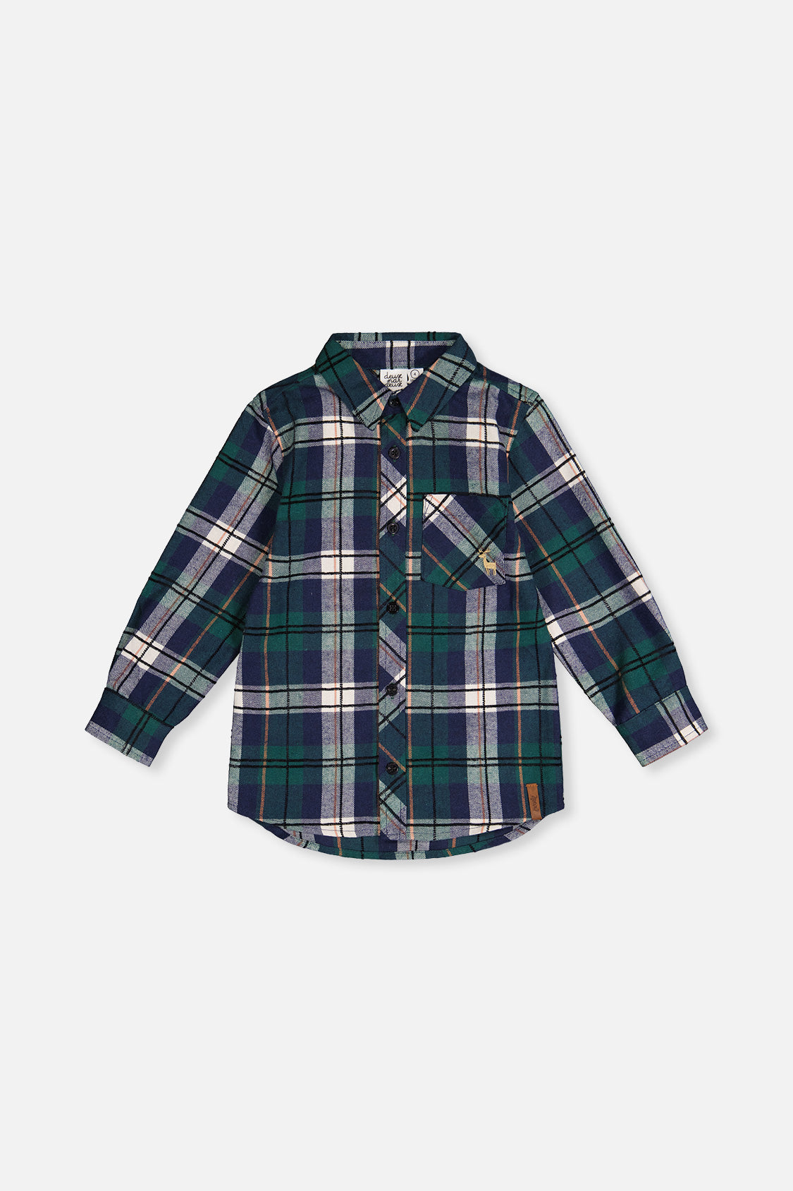 Plaid Shirt Blue And Green - Image 9