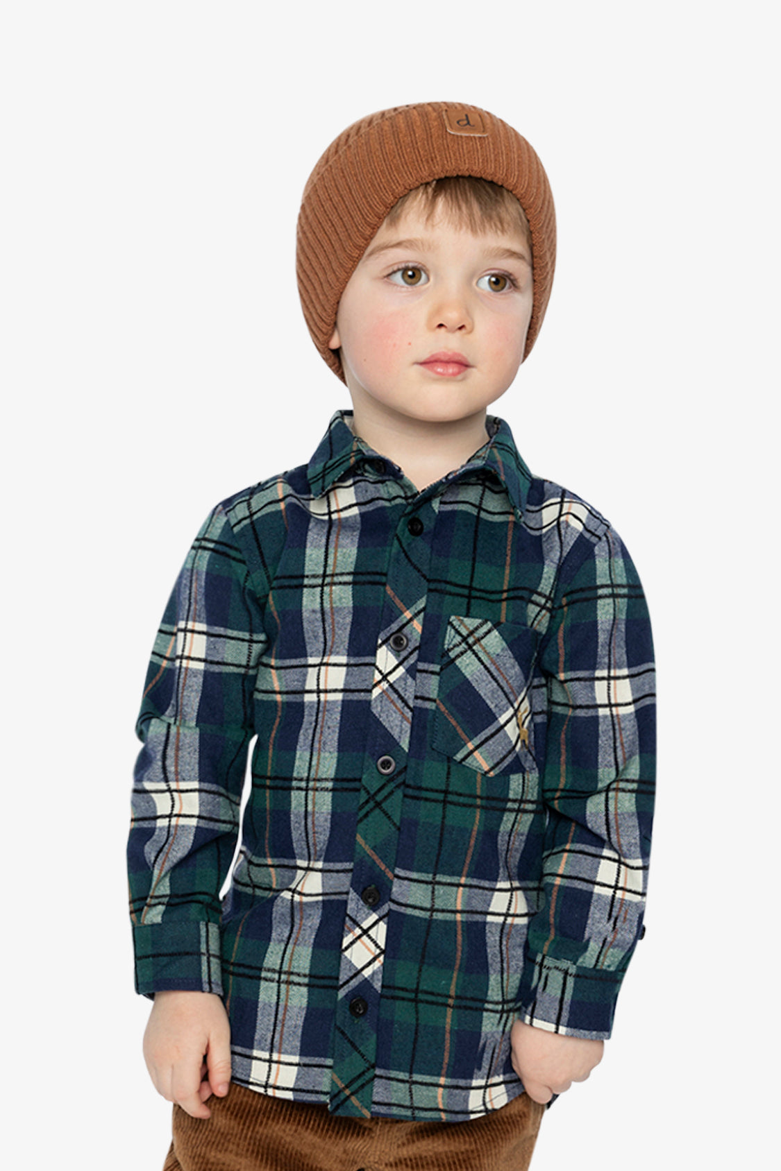 Plaid Shirt Blue And Green - Image 3