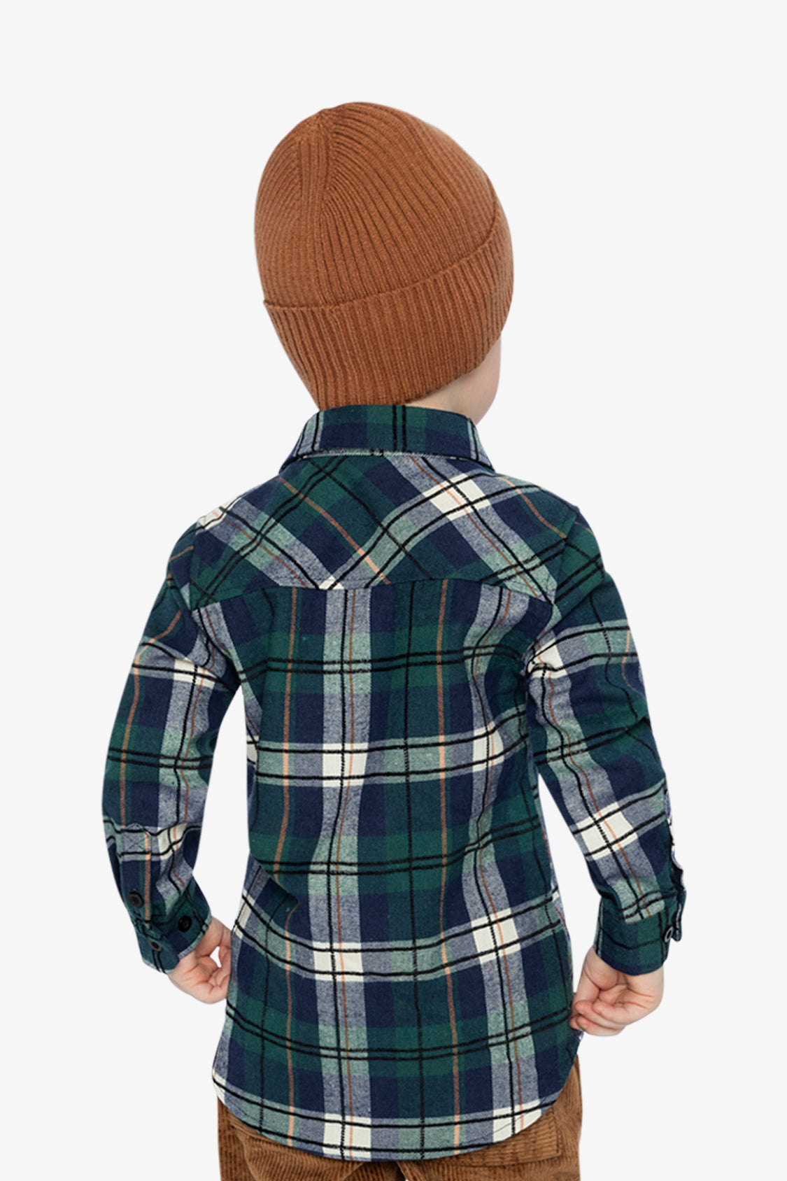 Plaid Shirt Blue And Green - Image 5