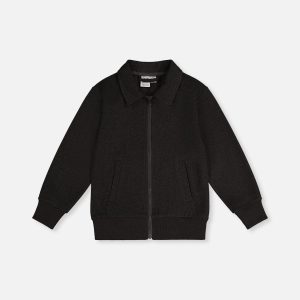 Front Zip Jacket Black - Image 14