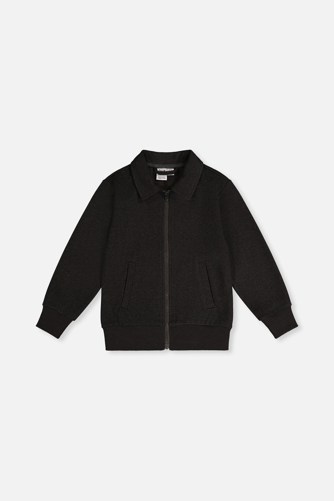 Front Zip Jacket Black - Image 14