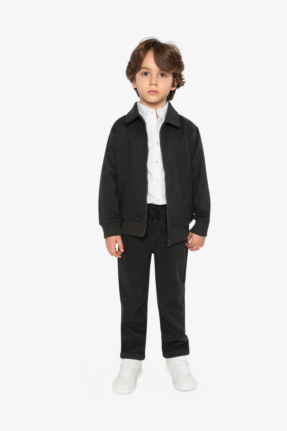 Front Zip Jacket Black - Image 5