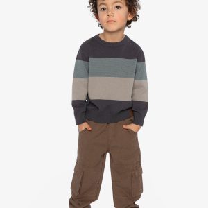 Colorblock Knit Sweater Black And Beige - Image 5
