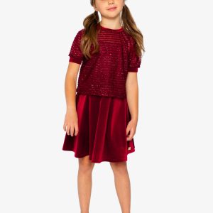 Velvet Skirt Red - Image 5