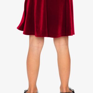 Velvet Skirt Red - Image 4