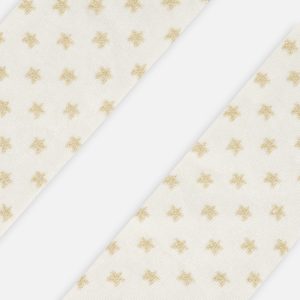 Baby Knit Heart Tights Off-White - Image 3