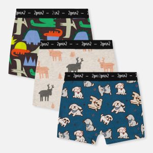 Alternative view of Boxer Pack Of 3 Animal Prints