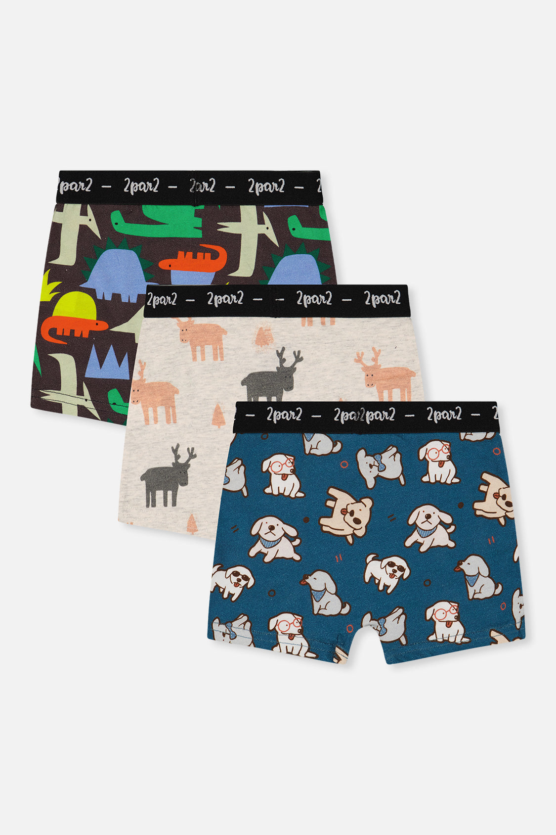 Boxer Pack Of 3 Animal Prints - Image 2