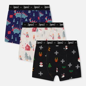 Boxer Pack Of 3 Holiday Prints