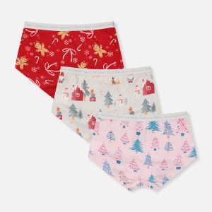 Alternative view of Boyshort Panty Pack Of 3 Holiday Prints