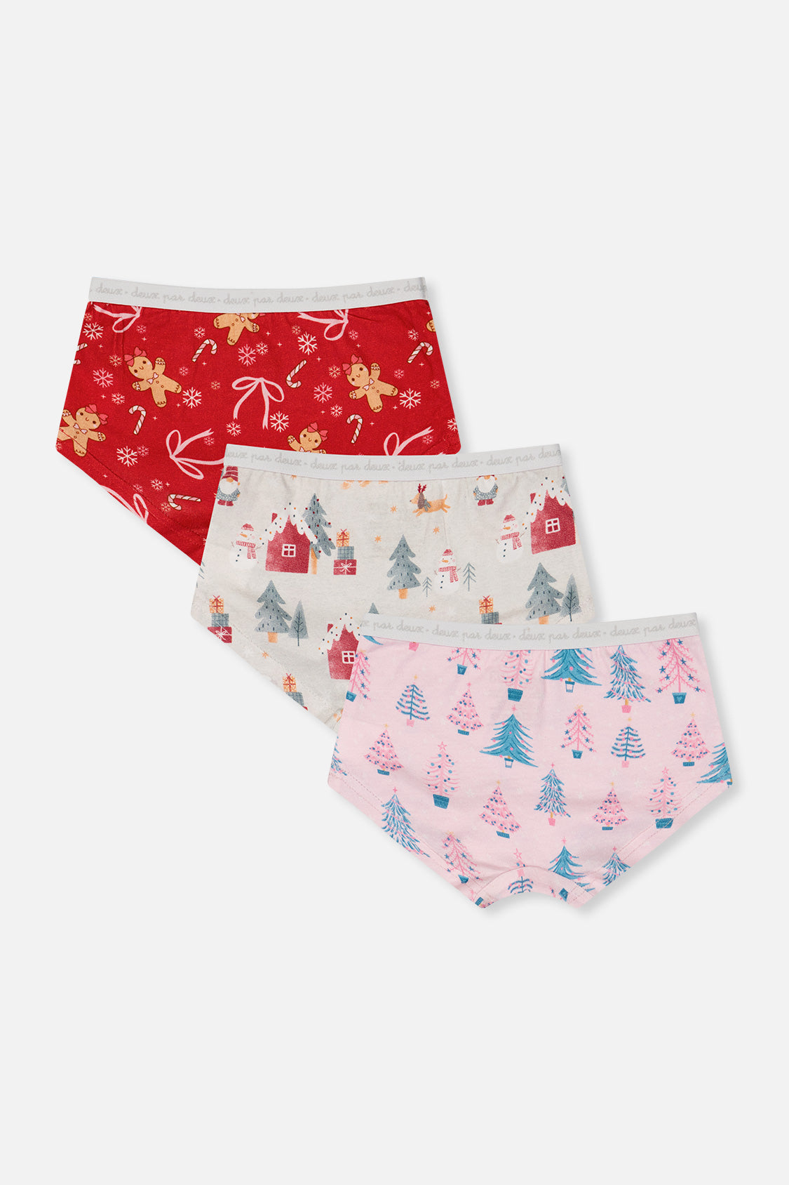 Boyshort Panty Pack Of 3 Holiday Prints - Image 2