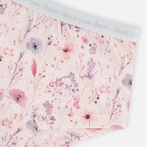 Boyshort Panty Pack Of 3 Pink Floral Prints - Image 3